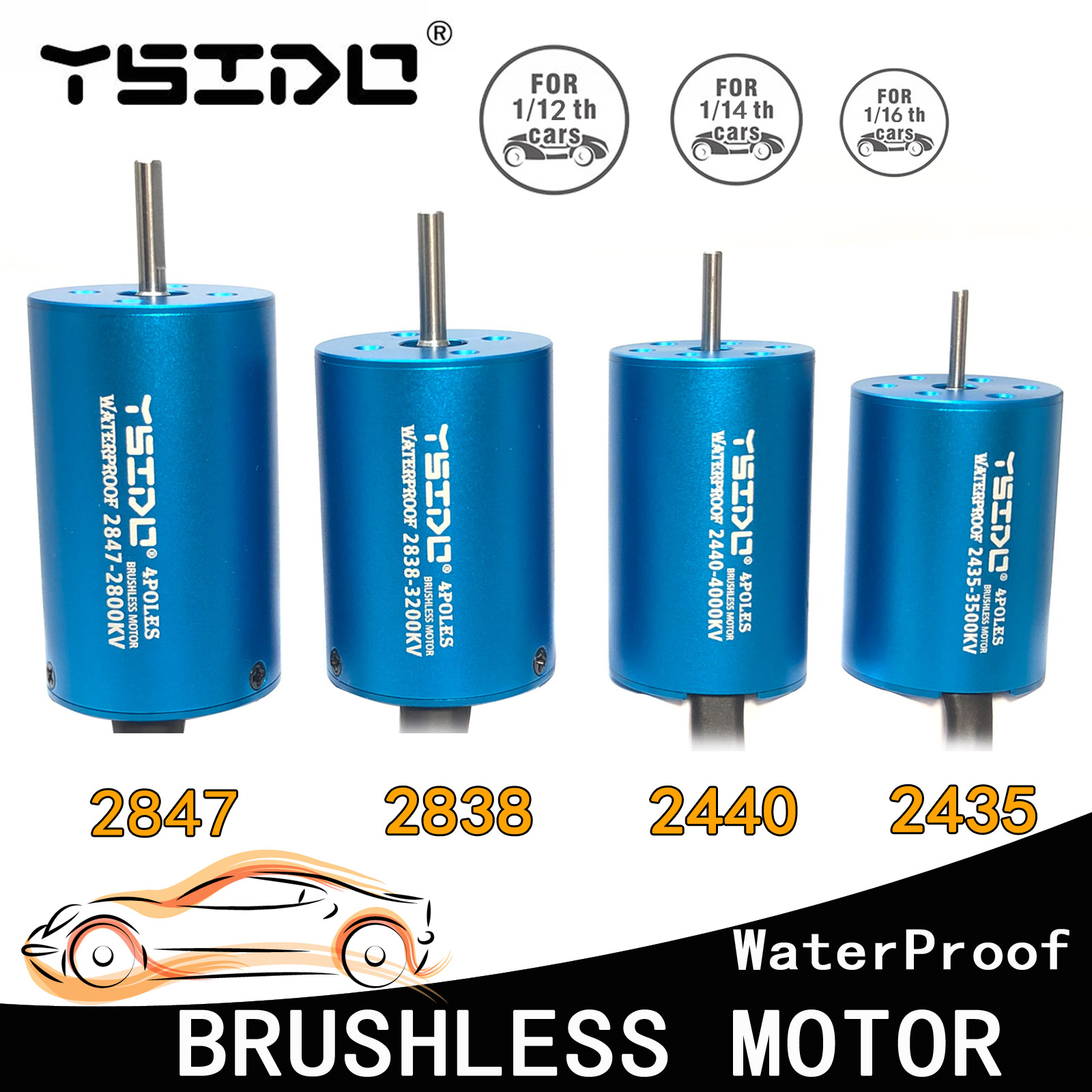 Rc Remo Hobby - YSIDO 2435 2440 2838 2847 Motor