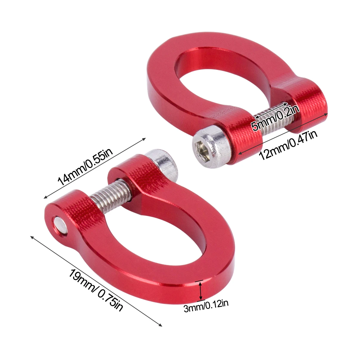 CNC Bumper aluminium d-ring ka - Rc Hobby Zone ulasan dan harga