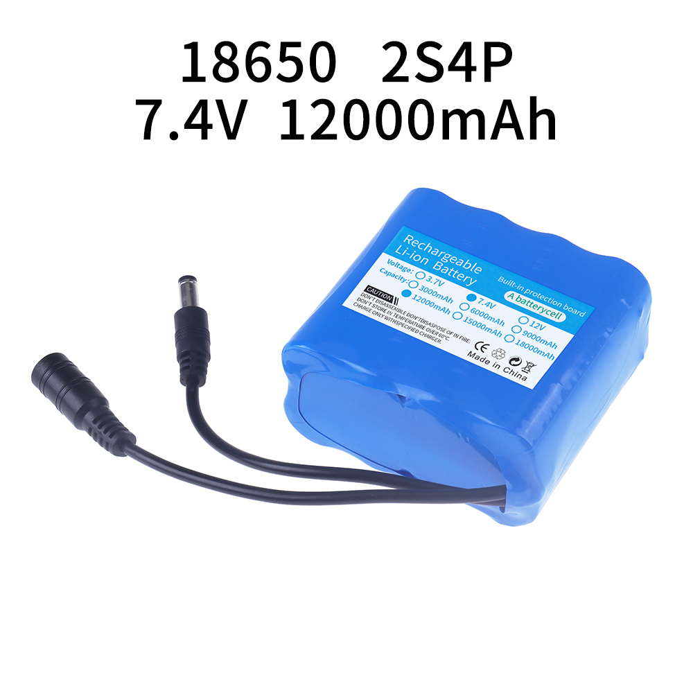 Baterai Lithium 2S4P 18650 7.4 - Rc Hobby Light ulasan dan harga