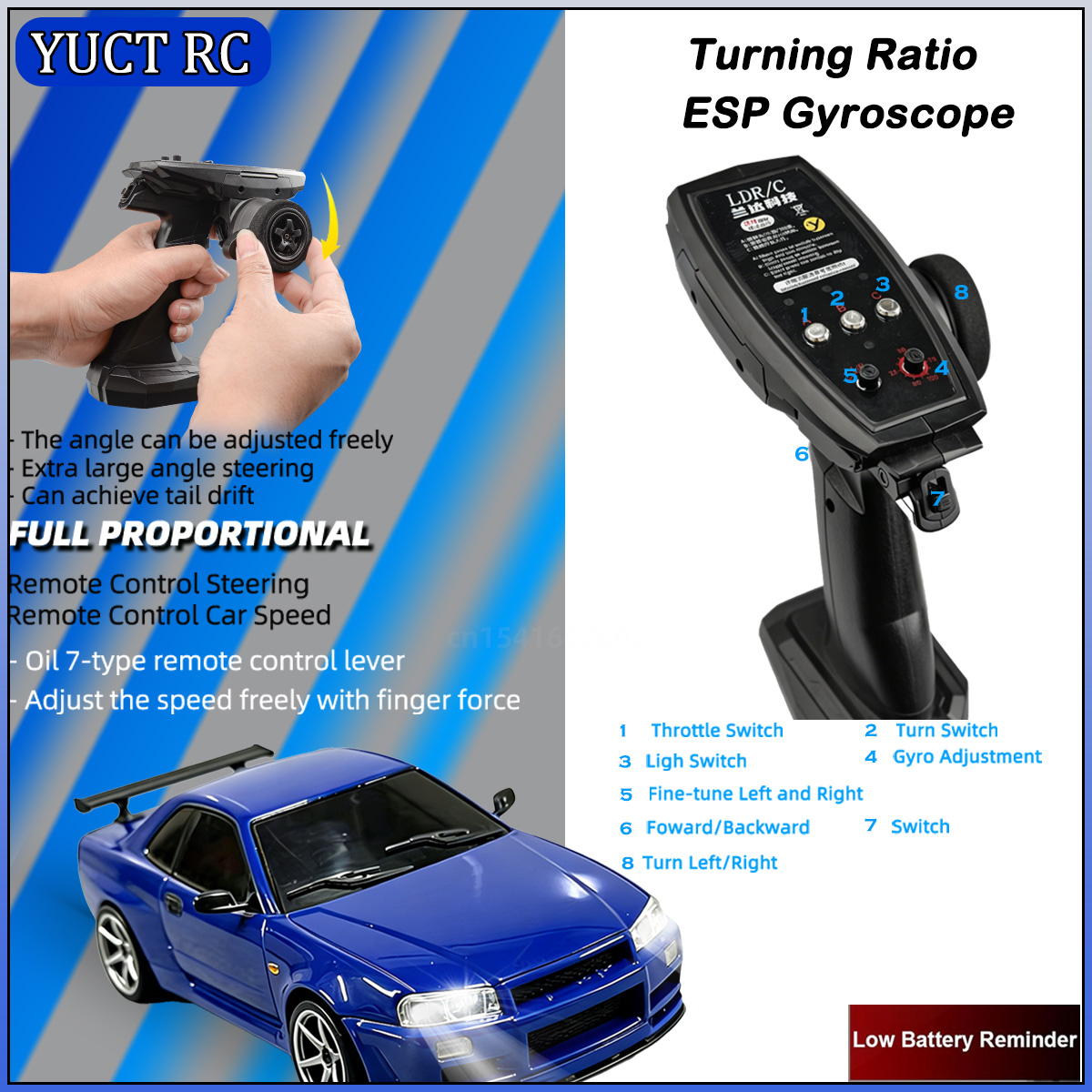 LDRC LD1899 1/18 Mobil RC Drif - Rc Hobby Drift Car ulasan dan harga