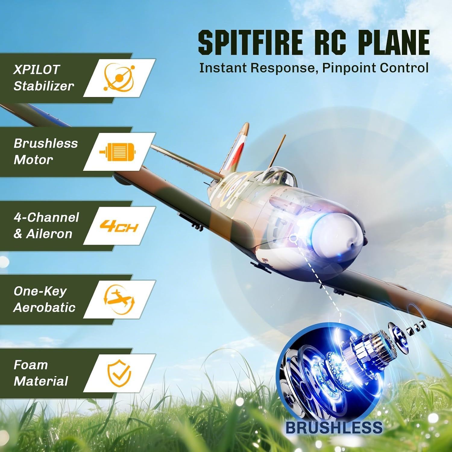 Pesawat RC Tanpa Sikat VOLANTE - Rc Planes Horizon Hobby ulasan dan harga