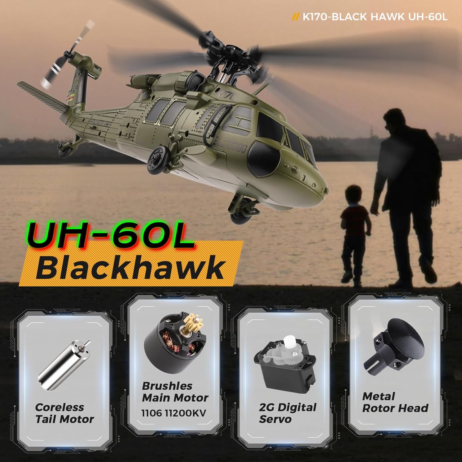 WLtoys K170 Helikopter RC 4-CH - Rc Hobby Grade ulasan dan harga