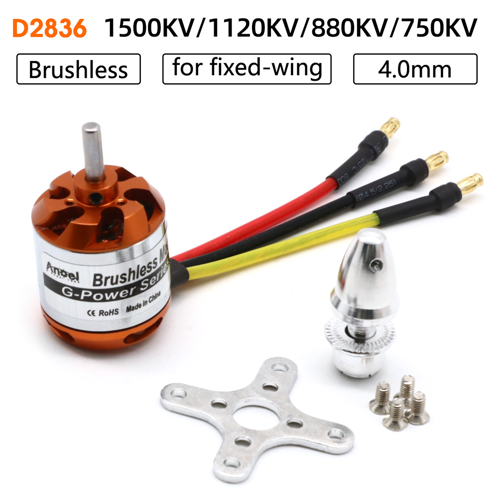 Motor RC D2836 750KV 1500KV 88 - Rc Hobby Grade ulasan dan harga
