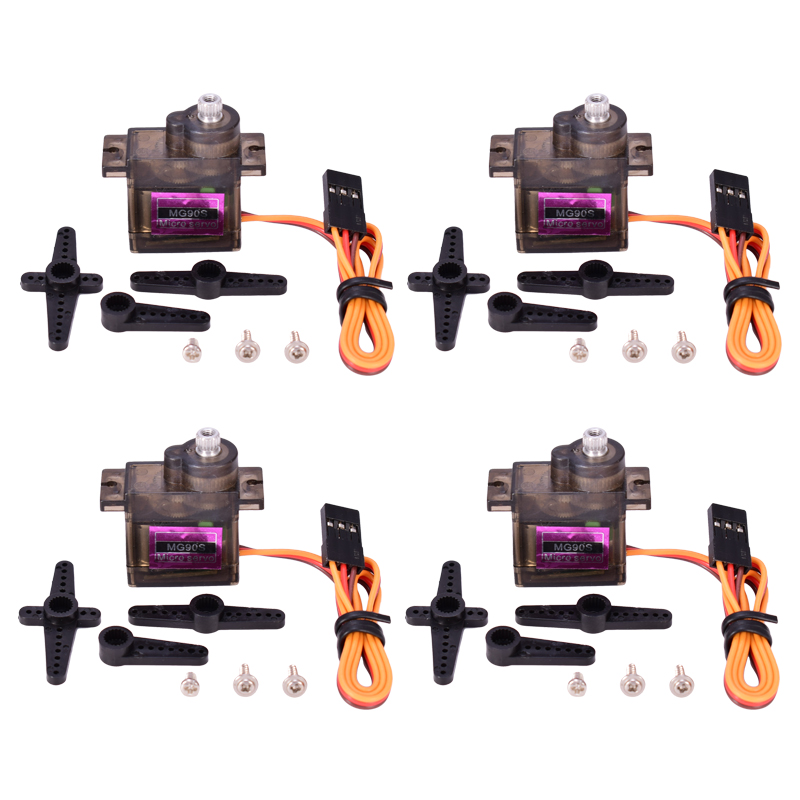 Kualitas tinggi 4 pcs/lot MG90 - Rc Helicopter Hobby Grade ulasan dan harga