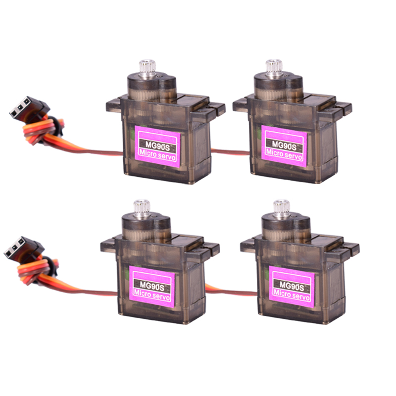 Kualitas tinggi 4 pcs/lot MG90 - Rc Helicopter Hobby Grade ulasan dan harga