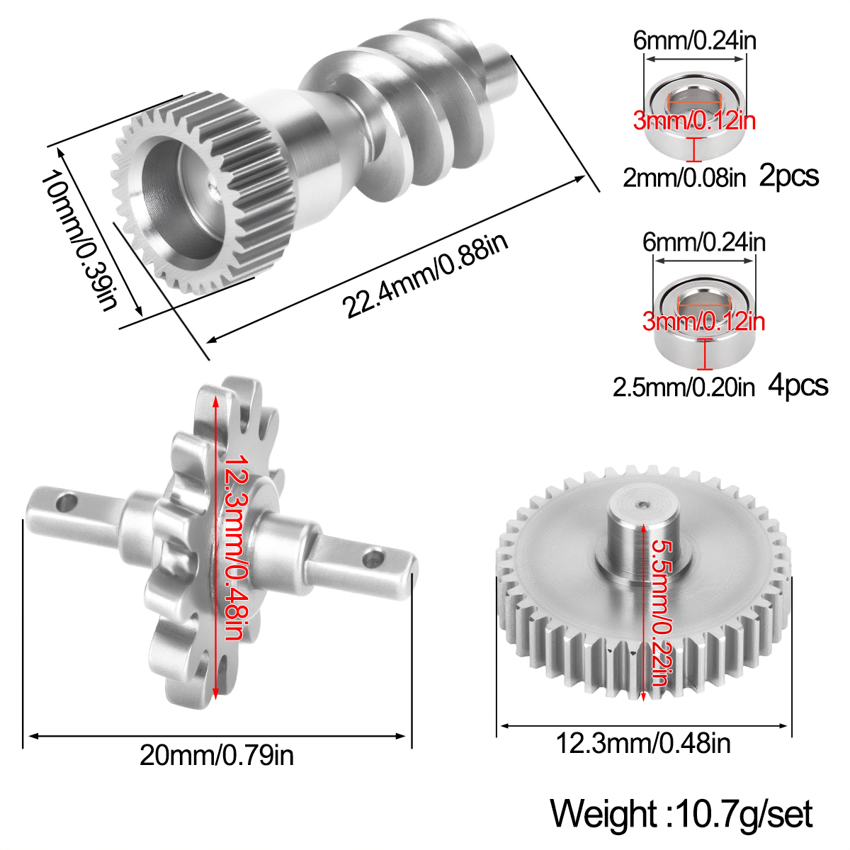 Set Roda Gigi Gearbox Baja Tah - Rc Hobby Zone ulasan dan harga