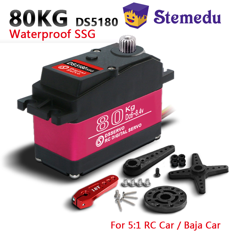 Dsservo tahan air DS5180 80KG  - Rc Hobby Products ulasan dan harga